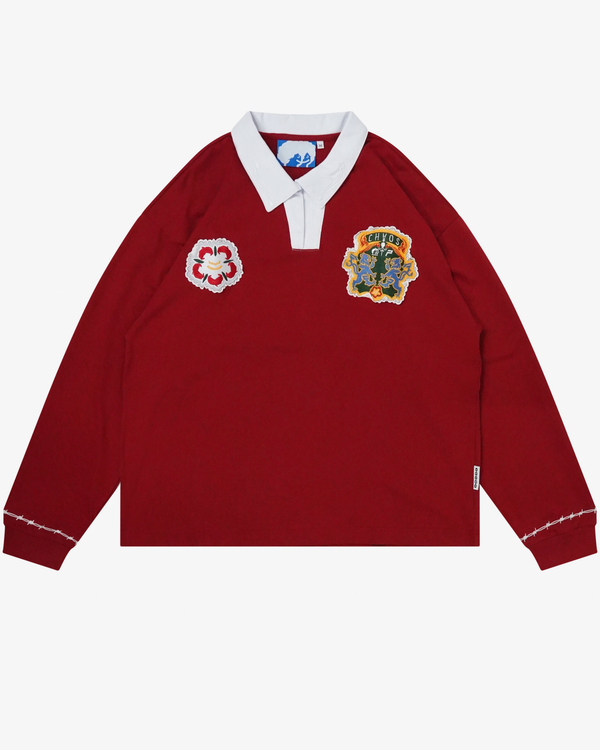 HdPc - Men's Chaos Rugby Shirt - (Red)