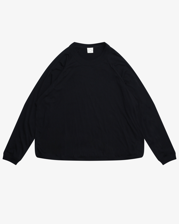 JAN JAN VAN ESSCHE - Men's Loose Fit Crewneck Raglan Tee - (Black)