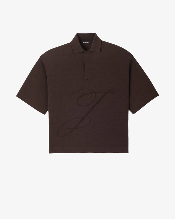 JACQUEMUS - Men's Le Polo Lino - (Brown880)
