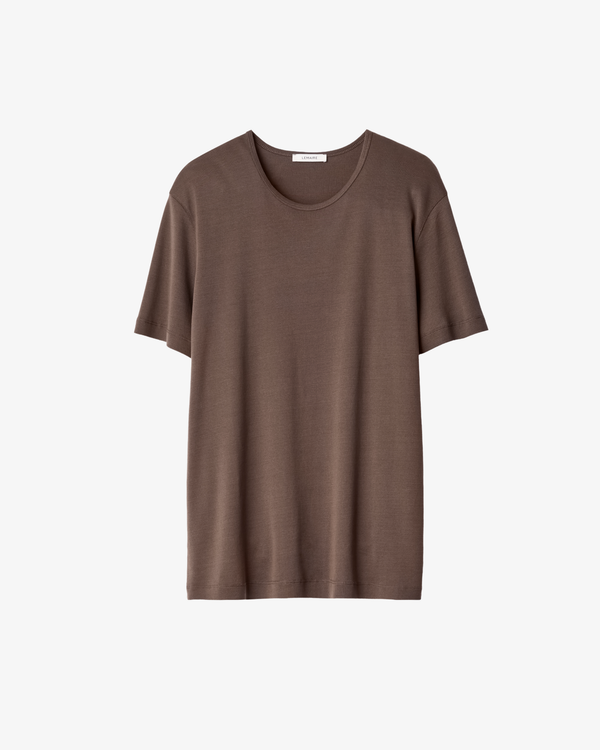 Lemaire - Men's U-Neck Tee - (Dark Brown)