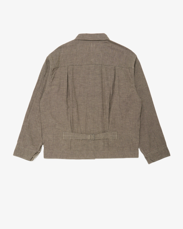 Taiga Takahashi_Taiga Takahashi - Men's Lot 309 Buckle-Backed Jacket - (Charcoal)_JACKETS