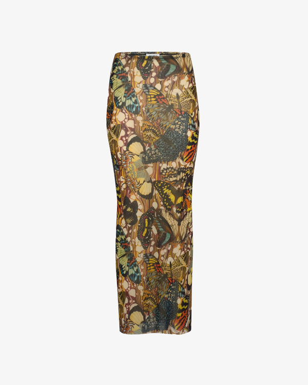 Jean Paul Gaultier - Women's Mesh Long Skirt - (Print)