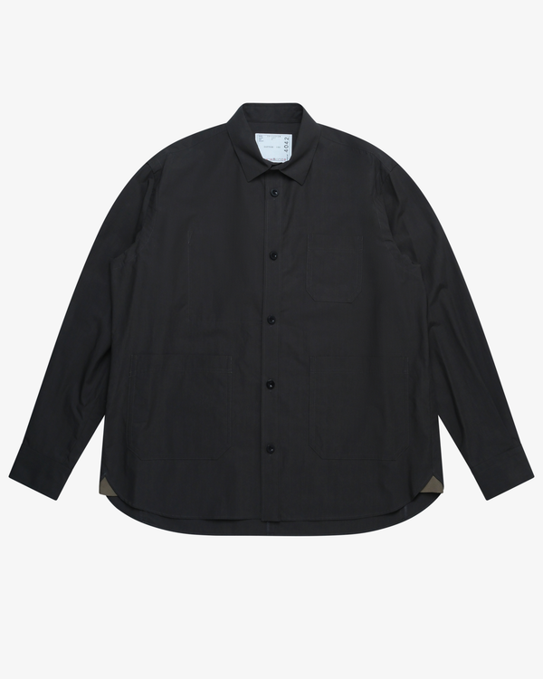 SACAI - Men's Cotton Typewriter Shirt - (Khaki)