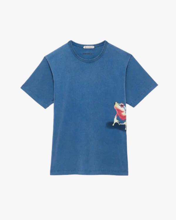 J.W. Anderson - Men's Peeking Frog Tshirt - (Blue172)