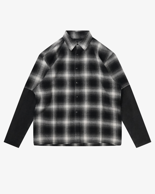 BEACH BRAINS - Men's Long Sleeve Layer Shirt - (Checks)