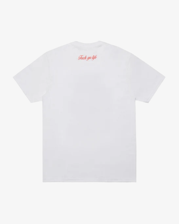 SKATE MUZIK - Men's Fuck Ya Life Tee - (White)