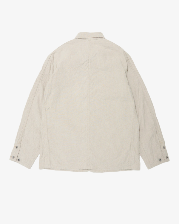 Taiga Takahashi_Taiga Takahashi - Men's Lot 328 Coverall Jacket With Chinstrap - (Ivory)_JACKETS
