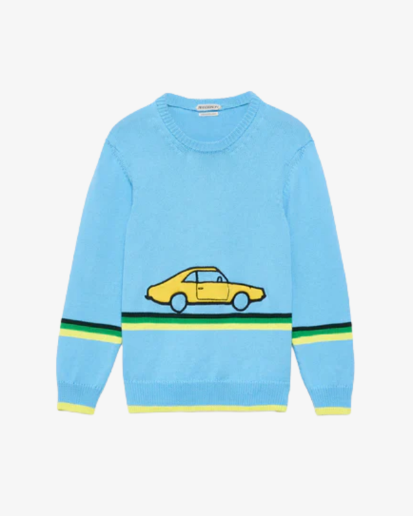J.W. Anderson - Men's Car Jumper - (Light Blue)