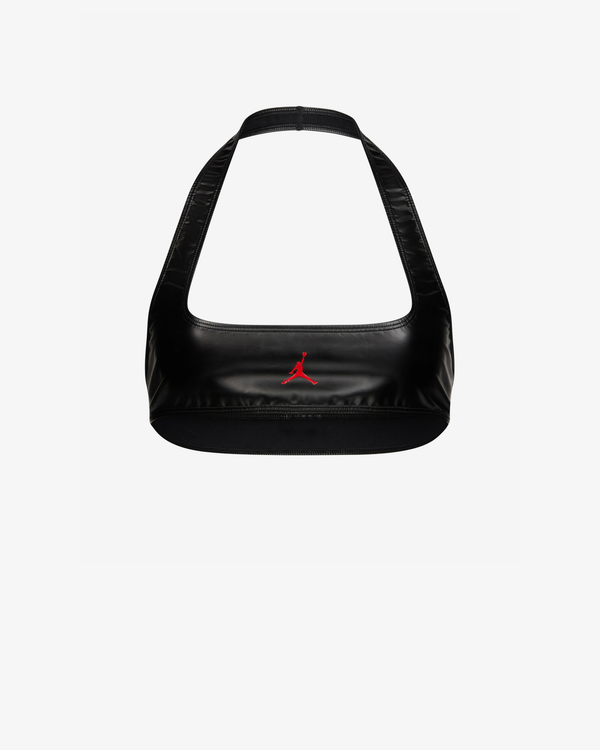 Nike - Women's Jordan Mowalola Halter Bra - (Black/Gym Red)