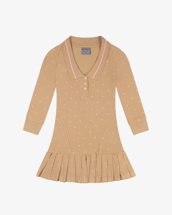 Ashley Williams - Women's L/S Amelia Short Dress - (Pink)