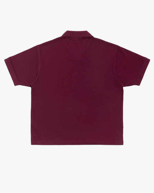 Stüssy - Men's Classic Pique Polo - (Burgundy)