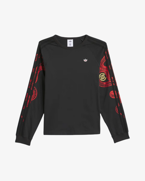 Adidas - Men's Clot Raglan Long Sleeve Tee - (Black)