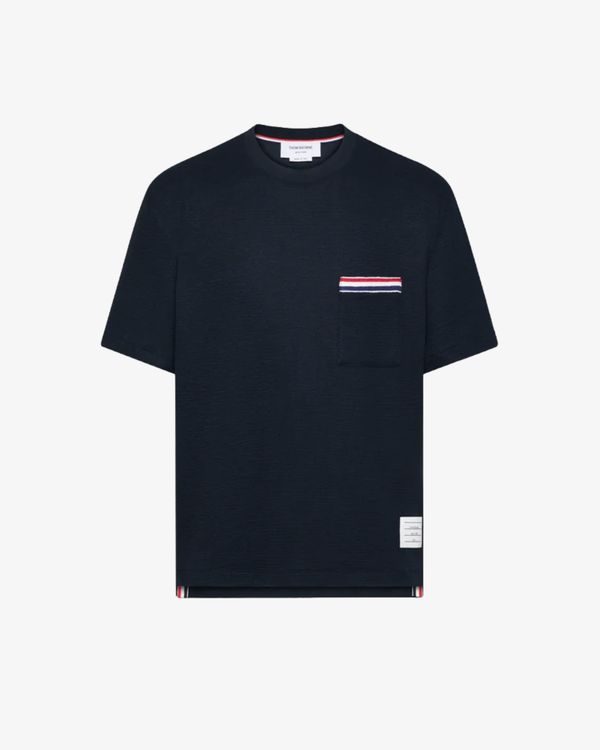 Thom Browne - Men's Short Sleeve Pocket Tee - (Navy)