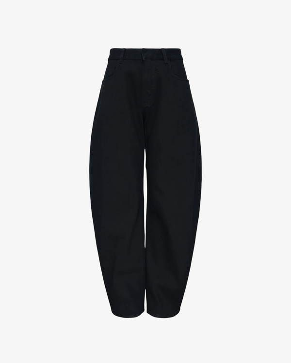 ALAÏA - Women's Round Pants Black Denim - (Black)
