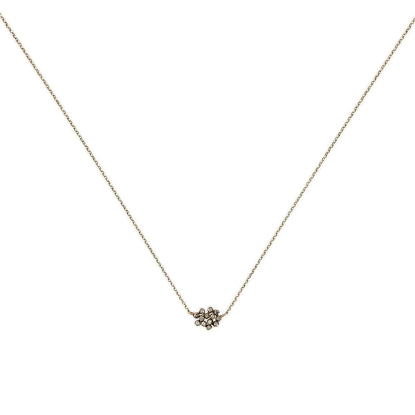 NOGUCHI BIJOUX - Necklace With Brown Diamonds