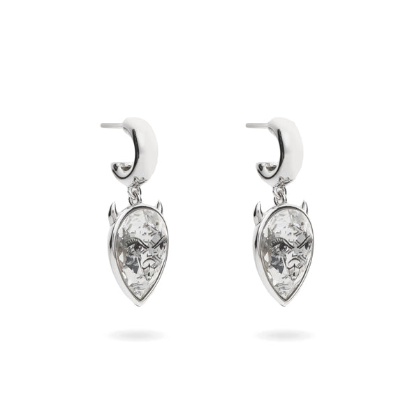 Jiwinaia_Jiwinaia - Soto Devil Earrings - (White/Black)_EARRINGS