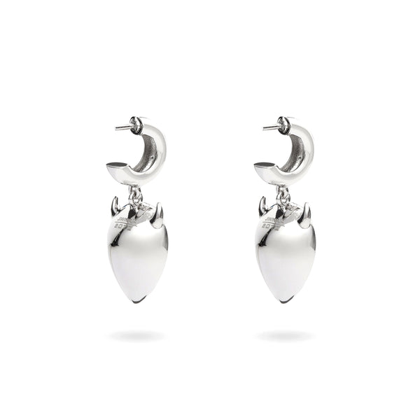 Jiwinaia_Jiwinaia - Soto Devil Earrings - (White/Black)_EARRINGS