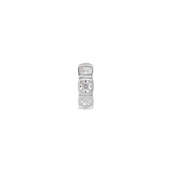 Tom Wood_TOM WOOD - Silver & Zirconia Cushion Ear Cuff_EARRINGS