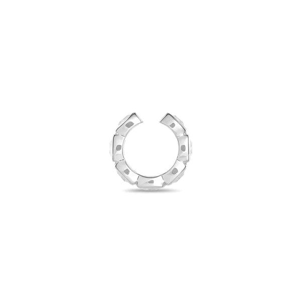 Tom Wood_TOM WOOD - Silver & Zirconia Cushion Ear Cuff_EARRINGS