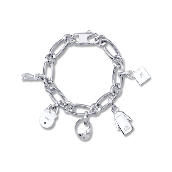 Bunney_BUNNEY - Silver Icon Charm Bracelet_BRACELETS