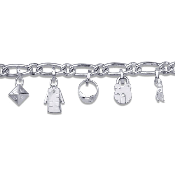 Bunney_BUNNEY - Silver Icon Charm Bracelet_BRACELETS