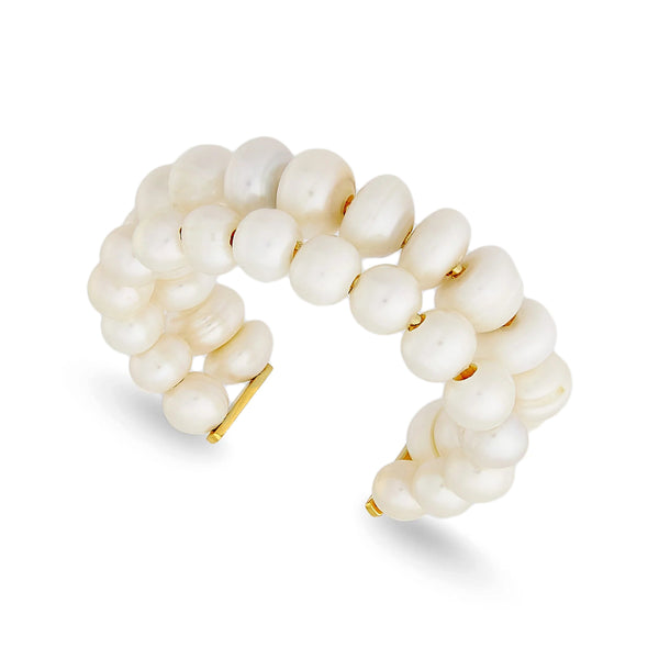 Completedworks_COMPLETEDWORKS - Cuff With Freshwater Pearls_BRACELETS