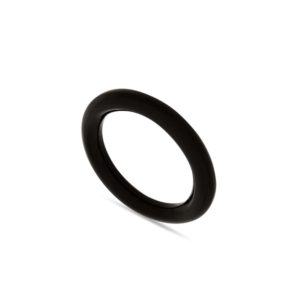 Tom Wood_Tom Wood - Cage Band Onyx - (Black)_RINGS