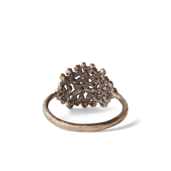 Noguchi_NOGUCHI BIJOUX - Women Large Cluster Ring - (White Gold)_RINGS