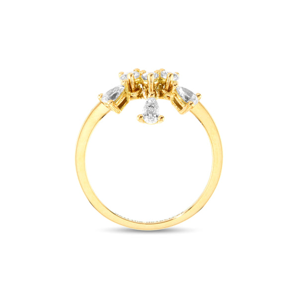 Delfina Delettrez_DELFINA DELETTREZ - Dancing Diamonds Flower Ring - (Yellow Gold)_RINGS