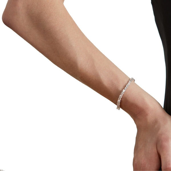 Suzanne Kalan_Suzanne Kalan - Baguette Diamond Bracelet_BRACELETS