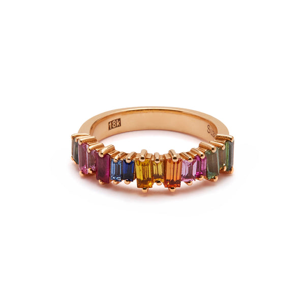 Suzanne Kalan_Suzanne Kalan - Rainbow Sapphire Halfway Band_RINGS