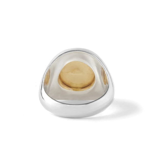 Bunney_Bunney - DSM Exclusive Year of the Rabbit Coin Signet Ring - (Silver/Gold)_RINGS