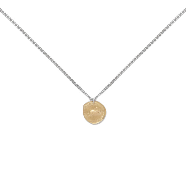 Bunney_Bunney - DSM Exclusive Year of the Rabbit Coin Charm Necklace - (Silver/Gold)_NECKLACES