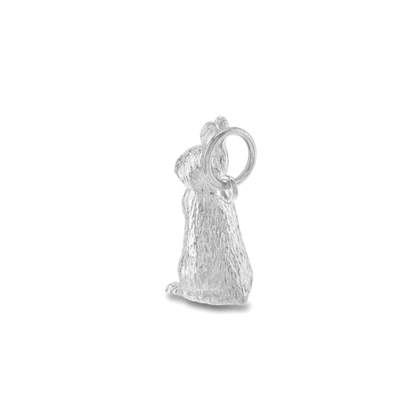 Bunney_Bunney - Standing Rabbit Charm - (Silver)_PENDANTS