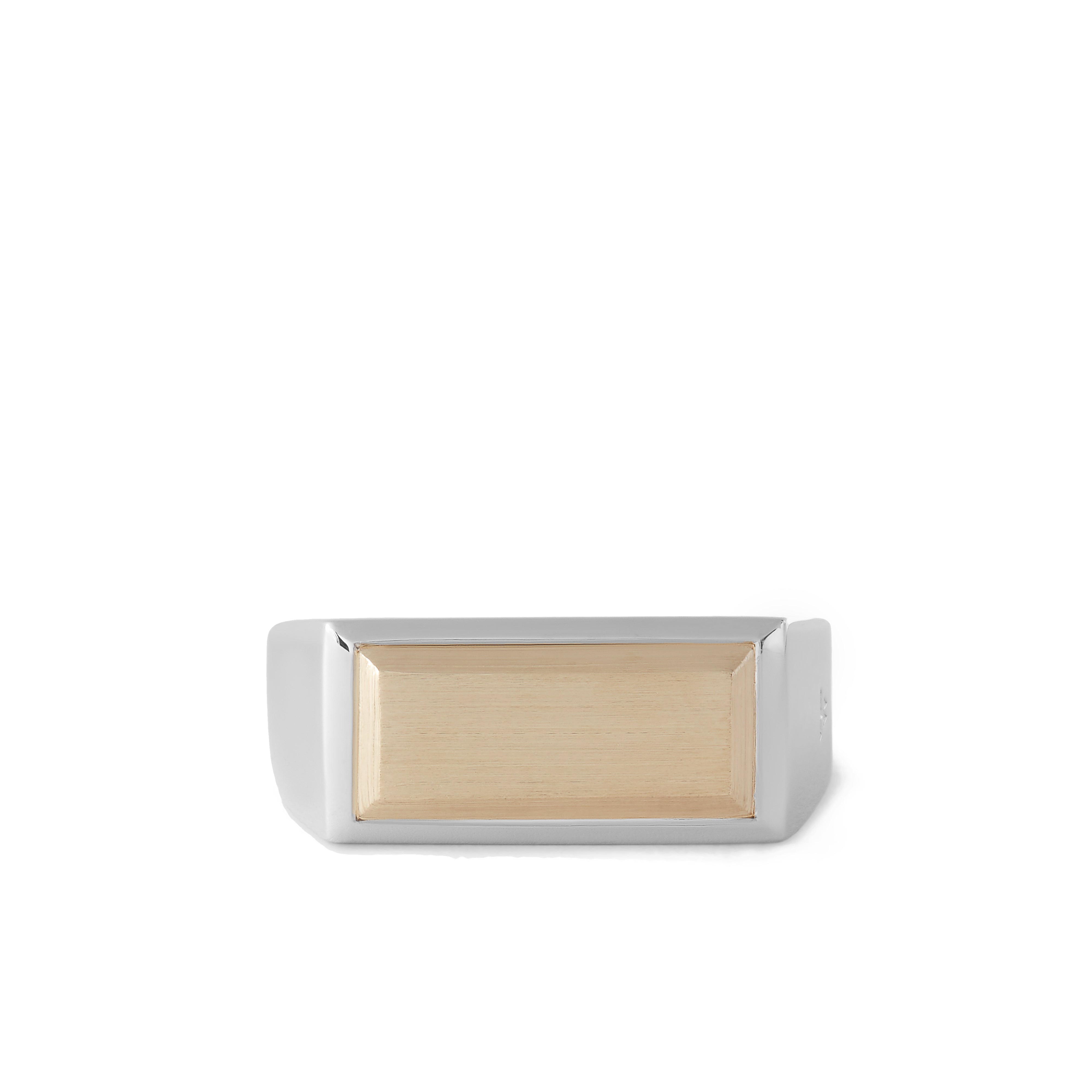 TOM WOOD: Peaky Ring Gold Top (Yellow Gold) | DSMS E-SHOP