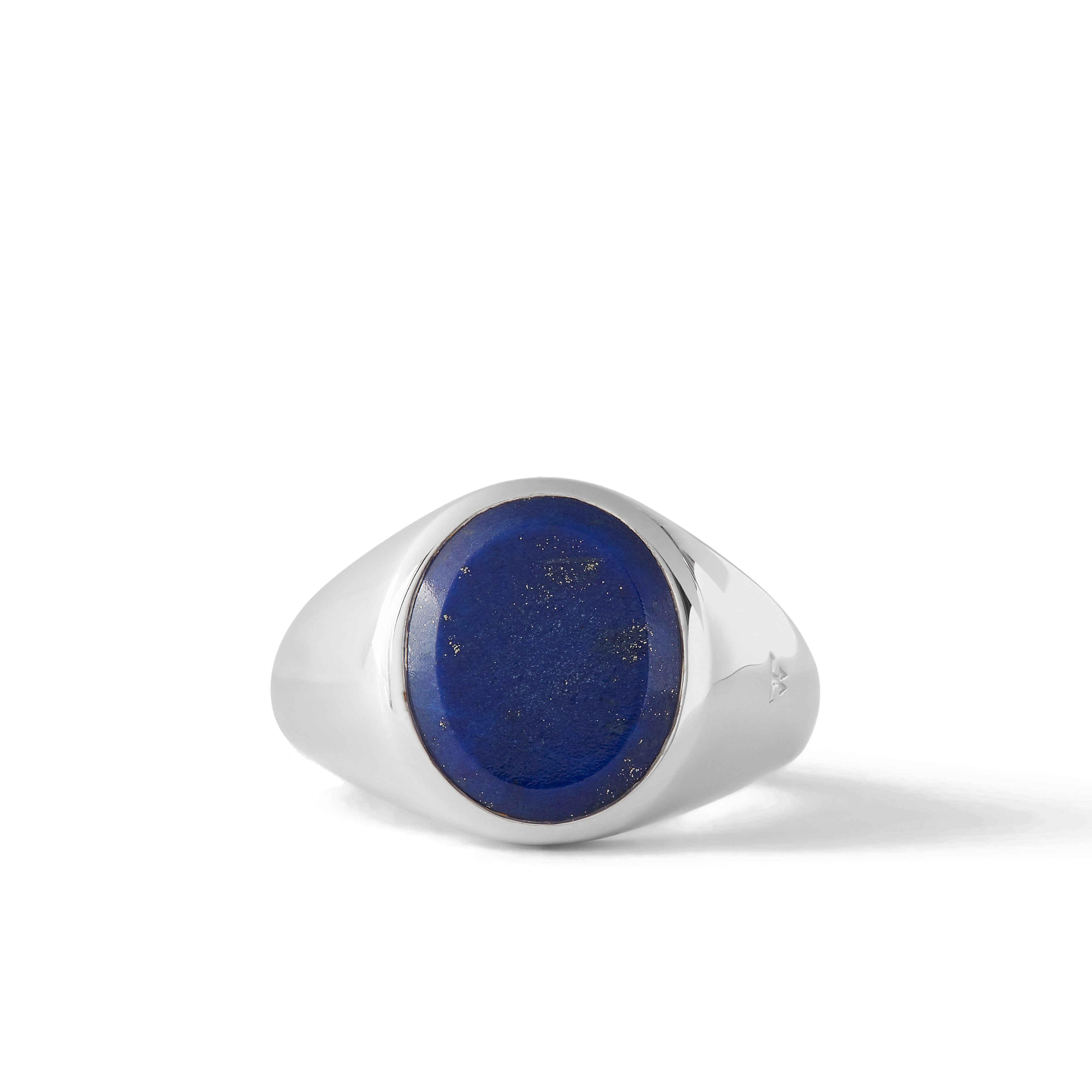 TOM WOOD: Lizzie Ring Lapis (Silver) | DSMS E-SHOP