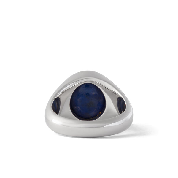 Tom Wood_TOM WOOD - Lizzie Ring Lapis - (Silver)_RINGS