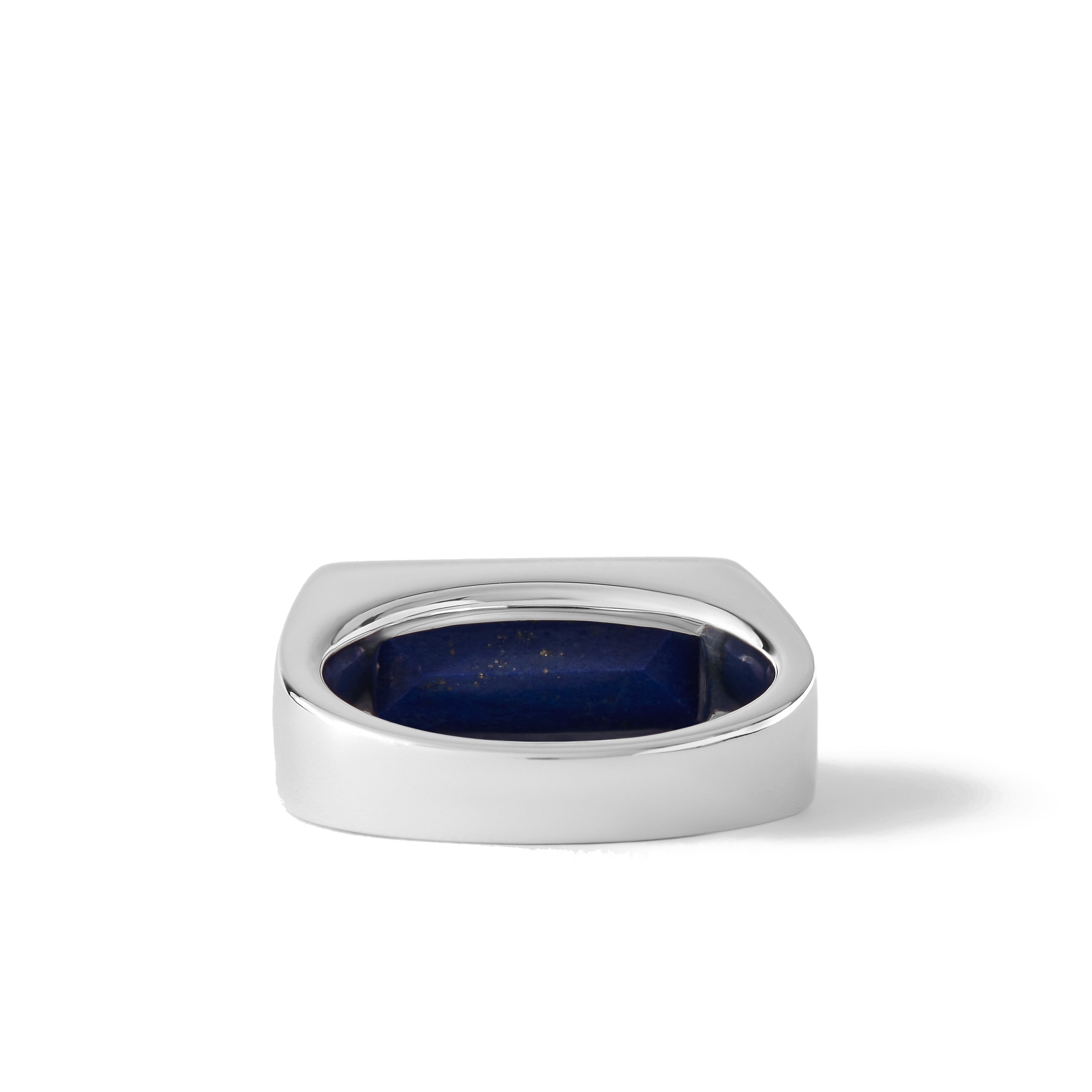 TOM WOOD: Peaky Ring Lapis (Silver) | DSMS E-SHOP