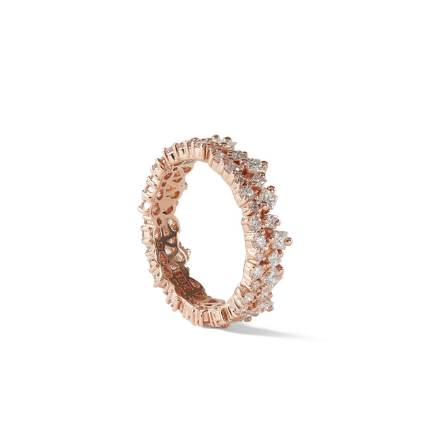 Suzanne Kalan_SUZANNE KALAN - Women's Princess Stack Diamond Band - (Rose Gold)_RINGS
