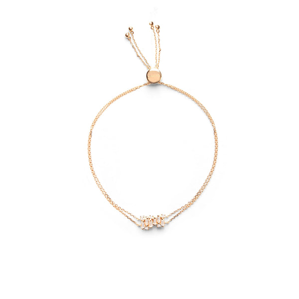SUZANNE KALAN - Women's Diamond Pully Bracelet - (Yellow Gold)