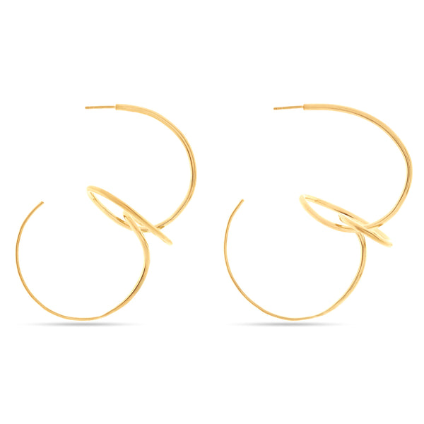 Bar Jewellery_BAR JEWELLERY - Brass Sfera Earrings_EARRINGS