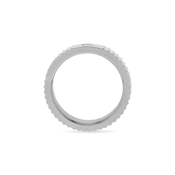 Le Gramme_LE GRAMME - 11g Guilloche Vertical Ring Silver_RINGS
