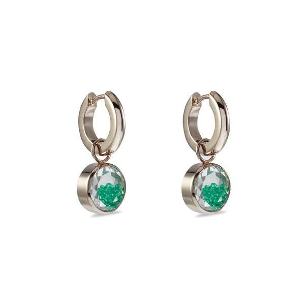Moritz_MORITZ - Glik Emerald Baby Hoop Earrings_EARRINGS
