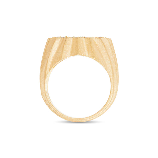 Nada Ghazal_NADA GHAZAL - Power of Light Open Grey Diamond Lotus Ring_RINGS