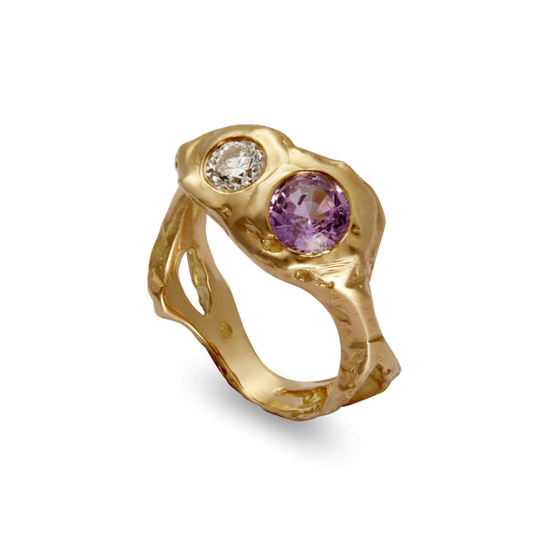 Nadia Shelbaya_NADIA SHELBAYA - Serpent Lilac Sapphire Ring_RINGS