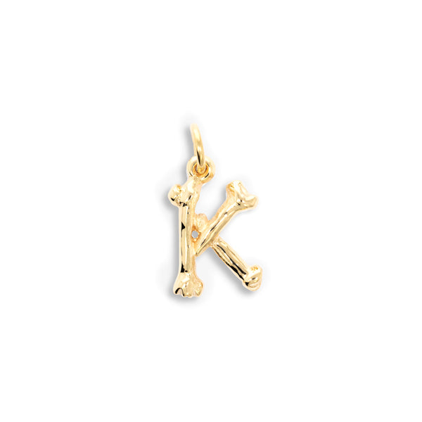 THE GREAT FROG - Letter K Alphabones Pendant