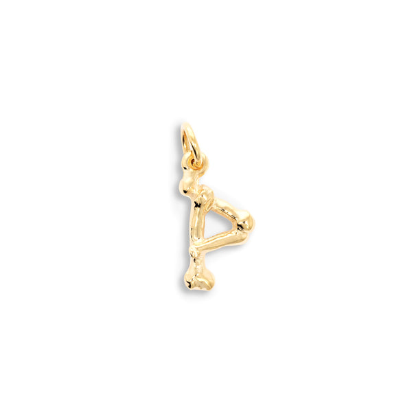 THE GREAT FROG - Letter P Alphabones Pendant