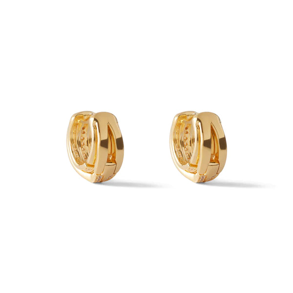 Tom Wood_Tom Wood - Orb Huggies Gold - (Yellow Gold)_EARRINGS