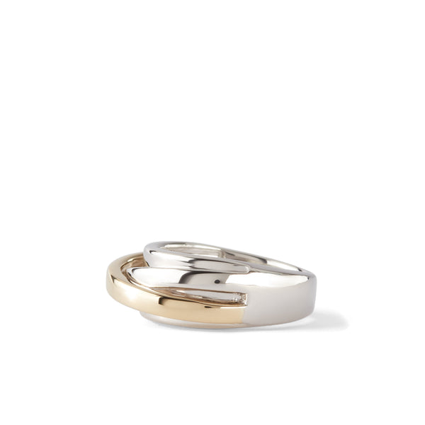 Tom Wood_Tom Wood - Orb Ring Slim Duo - (Silver/Gold)_RINGS