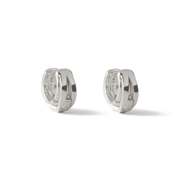 Tom Wood_TOM WOOD - Orb Huggies - (Silver)_EARRINGS